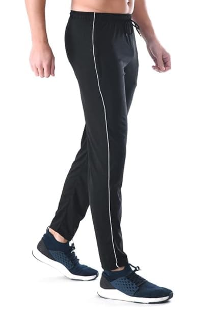 KNIT GEMS Cotton Hosiery Lower for Men with Zip Pockets | Stretchable Trackpant for Workout and Casual Wear | Trouser for Men & Boys Lower Stylish