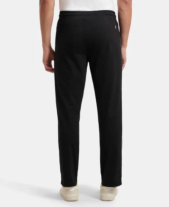 KNIT GEMS Cotton Hosiery Lower for Men with Zip Pockets | Stretchable Trackpant for Workout and Casual Wear | Trouser for Men & Boys Lower Stylish