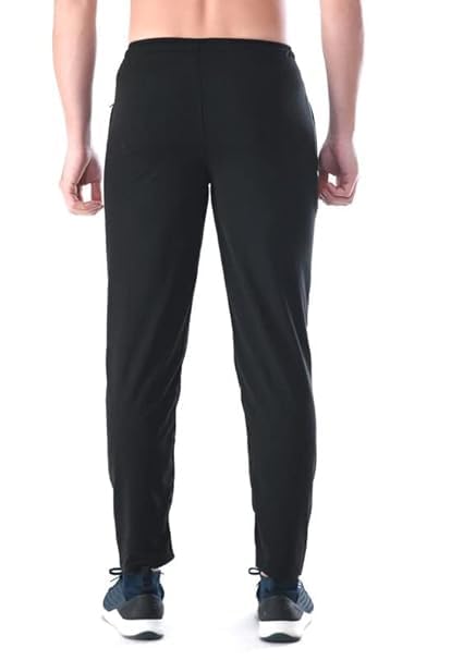 KNIT GEMS Cotton Hosiery Lower for Men with Zip Pockets | Stretchable Trackpant for Workout and Casual Wear | Trouser for Men & Boys Lower Stylish