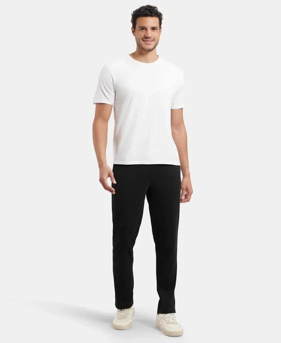 KNIT GEMS Cotton Hosiery Lower for Men with Zip Pockets | Stretchable Trackpant for Workout and Casual Wear | Trouser for Men & Boys Lower Stylish