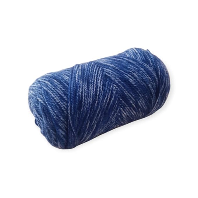KNIT GEMS Acrowool Gamut Hand Knitting and Crochet Wool Yarn Multicolour Yarn Suitable for Craft | DIY | Baby and Adult wear | Sweater | Socks | Toy Making (Pack of 1, 100gms)