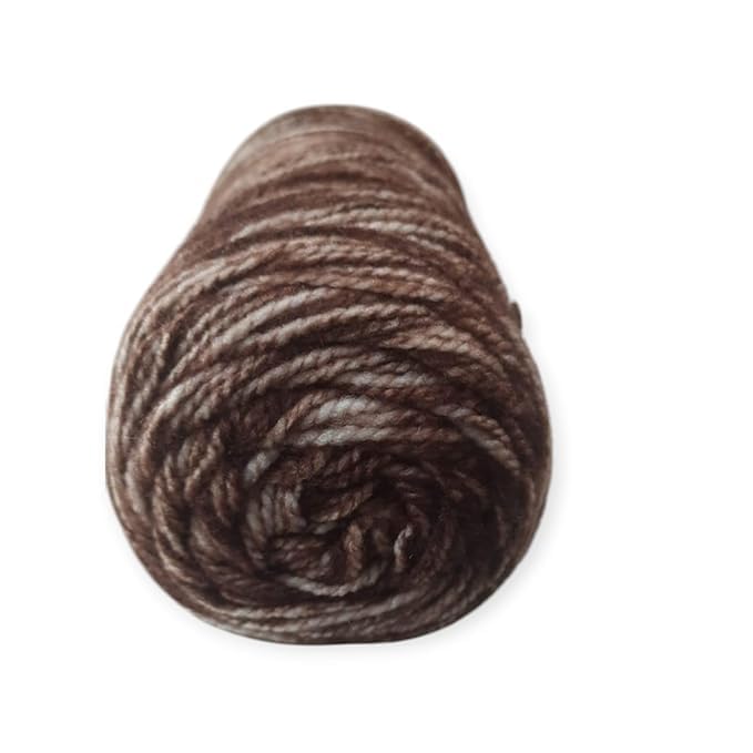 KNIT GEMS Acrowool Gamut Hand Knitting and Crochet Wool Yarn Multicolour Yarn Suitable for Craft | DIY | Baby and Adult wear | Sweater | Socks | Toy Making (Pack of 1, 100gms)