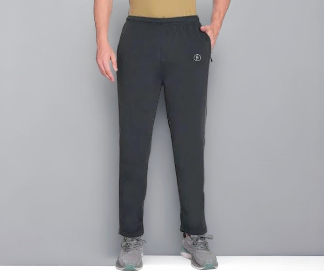 KNIT GEMS Cotton Hosiery Lower for Men with Zip Pockets | Stretchable Trackpant for Workout and Casual Wear | Trouser for Men & Boys Lower Stylish