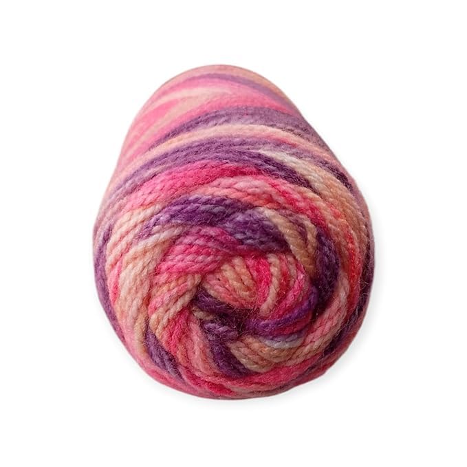 KNIT GEMS Acrowool Gamut Hand Knitting and Crochet Wool Yarn Multicolour Yarn Suitable for Craft | DIY | Baby and Adult wear | Sweater | Socks | Toy Making (Pack of 1, 100gms)