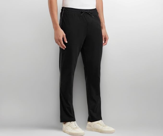 KNIT GEMS Cotton Hosiery Lower for Men with Zip Pockets | Stretchable Trackpant for Workout and Casual Wear | Trouser for Men & Boys Lower Stylish