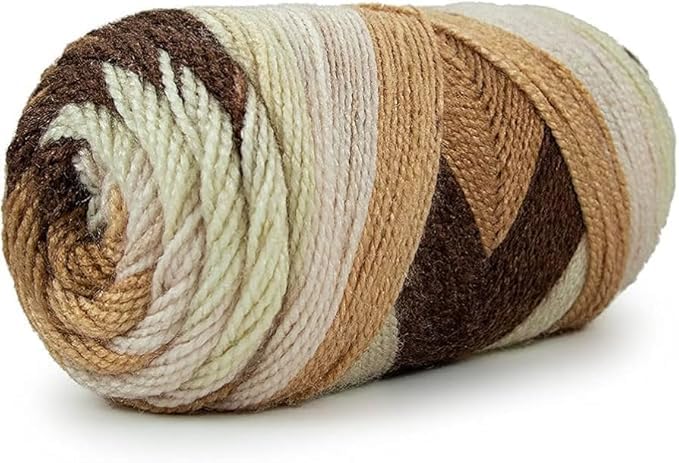 KNIT GEMS Acrowool Gamut Hand Knitting and Crochet Wool Yarn Multicolour Yarn Suitable for Craft | DIY | Baby and Adult wear | Sweater | Socks | Toy Making (Pack of 1, 100gms)