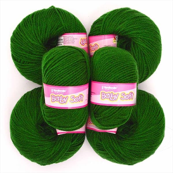 100% Acrylic Hand Knitting and Crochet Wool Knitting 4 Ply Yarn Ball || Suitable for Craft | DIY | Babywear | Baby Blanket | Sweater | Socks (Pack of 6 Ball,150Gm)