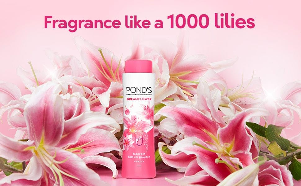 POND S Body Powder for Men & Women | Long Lasting Freshness & Moisture Control | Soft Smooth Skin Feel | Daily Personal Care Powder for All Skin Types