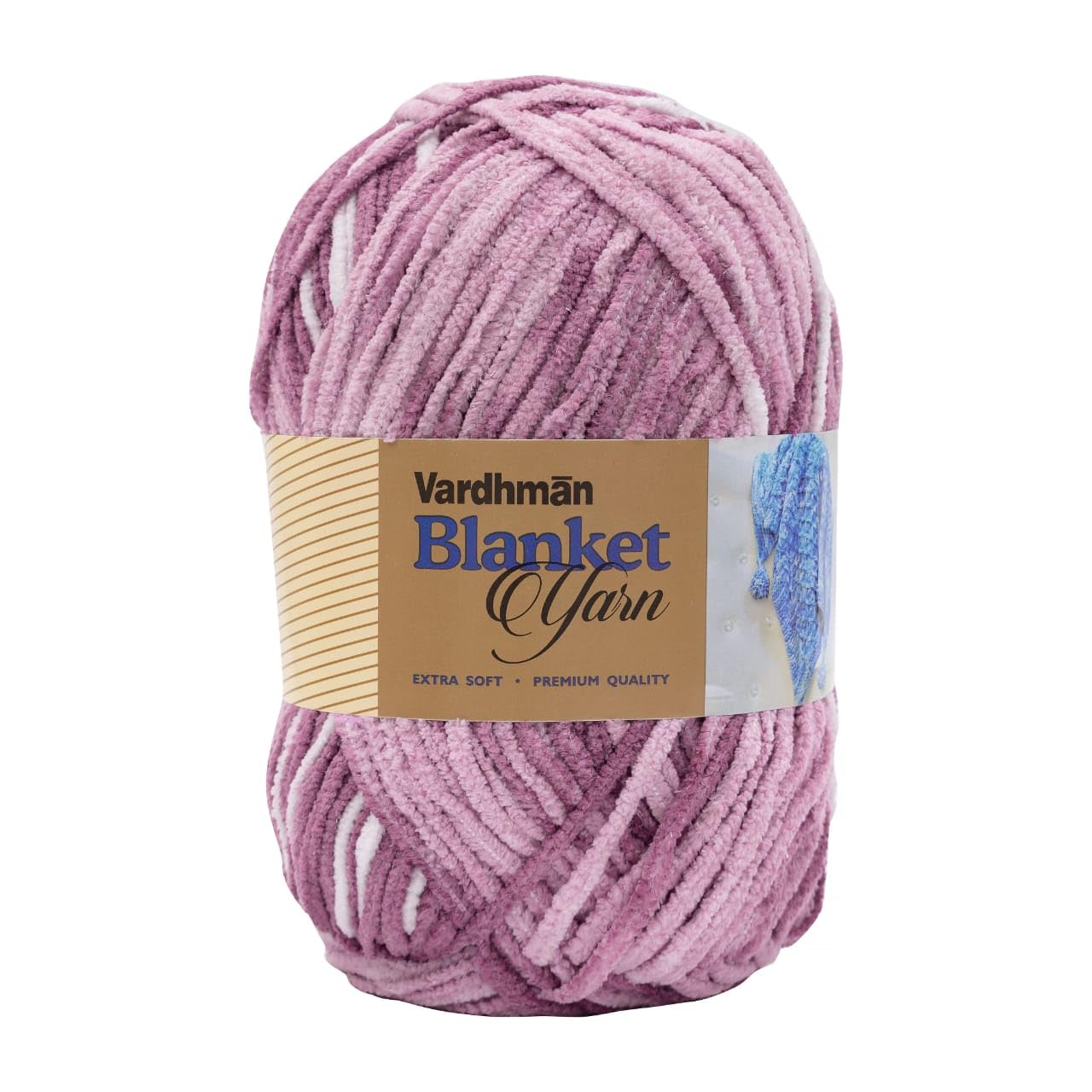 KNIT GEMS Extra Soft Blanket Yarn Wool, Plush & Cuddly, Wool Yarn | Supersoft Hand Knitting Wool Ball | Suitable for Blankets | Craft | Babywear | Baby Blankets | Muffler ( 1 Ball/200 Gram)