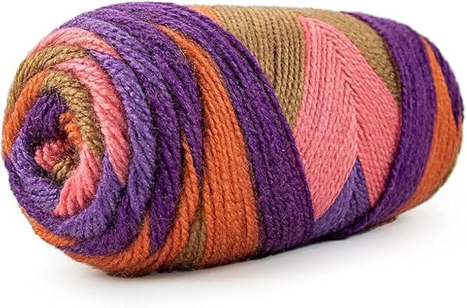 KNIT GEMS Acrowool Gamut Hand Knitting and Crochet Wool Yarn Multicolour Yarn Suitable for Craft | DIY | Baby and Adult wear | Sweater | Socks | Toy Making (Pack of 1, 100gms)