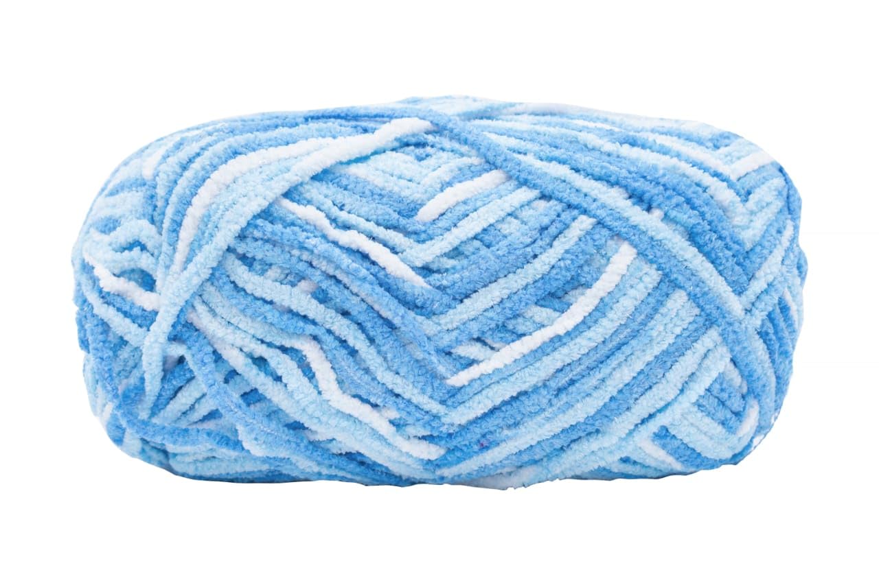 KNIT GEMS Extra Soft Blanket Yarn Wool, Plush & Cuddly, Wool Yarn | Supersoft Hand Knitting Wool Ball | Suitable for Blankets | Craft | Babywear | Baby Blankets | Muffler ( 1 Ball/200 Gram)