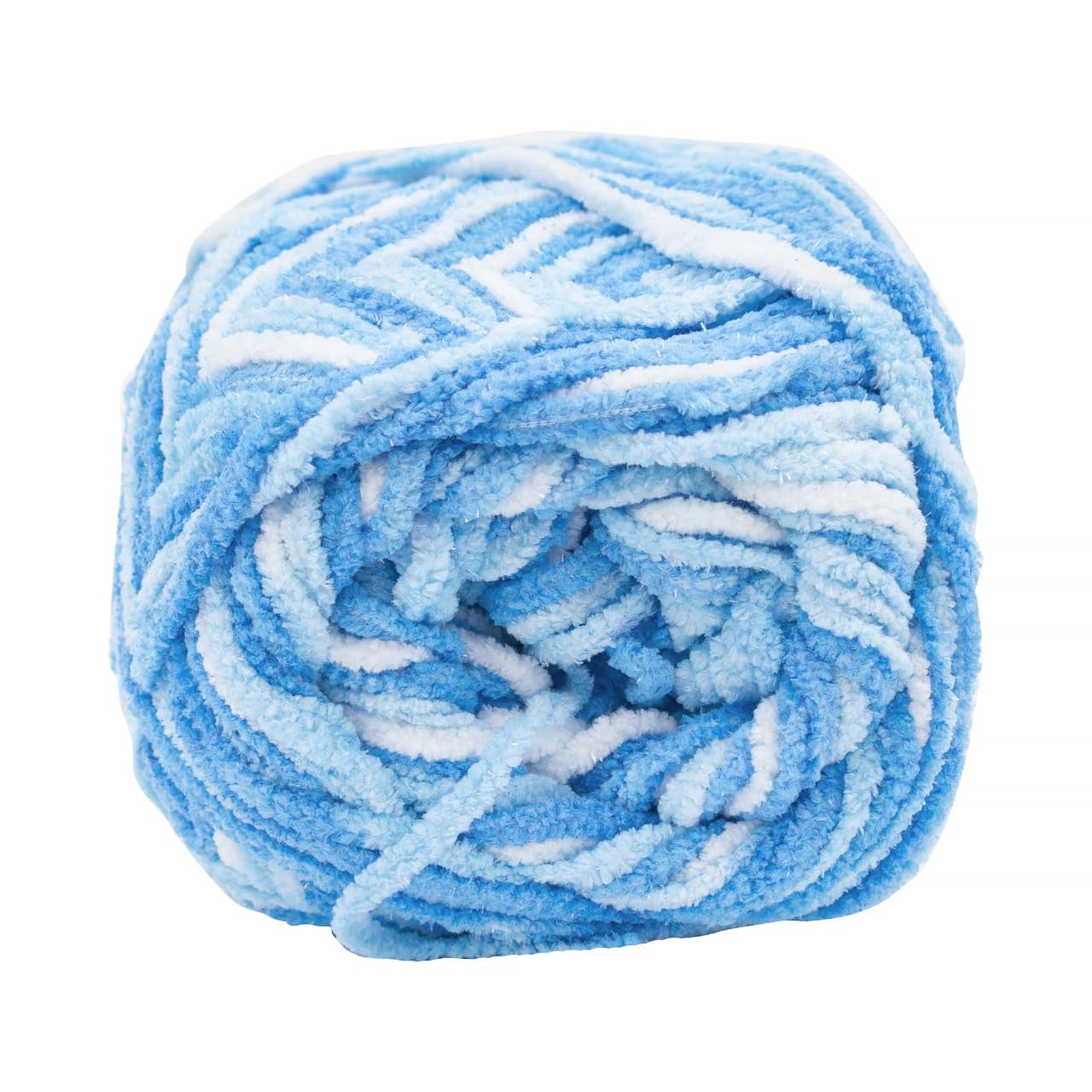 KNIT GEMS Extra Soft Blanket Yarn Wool, Plush & Cuddly, Wool Yarn | Supersoft Hand Knitting Wool Ball | Suitable for Blankets | Craft | Babywear | Baby Blankets | Muffler ( 1 Ball/200 Gram)