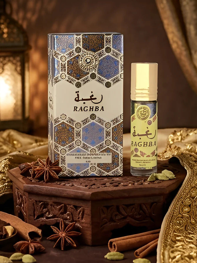 Raghba Long Lasting Pocket Concentrated Perfume Ittar  6ml Scent (Pack of 2)