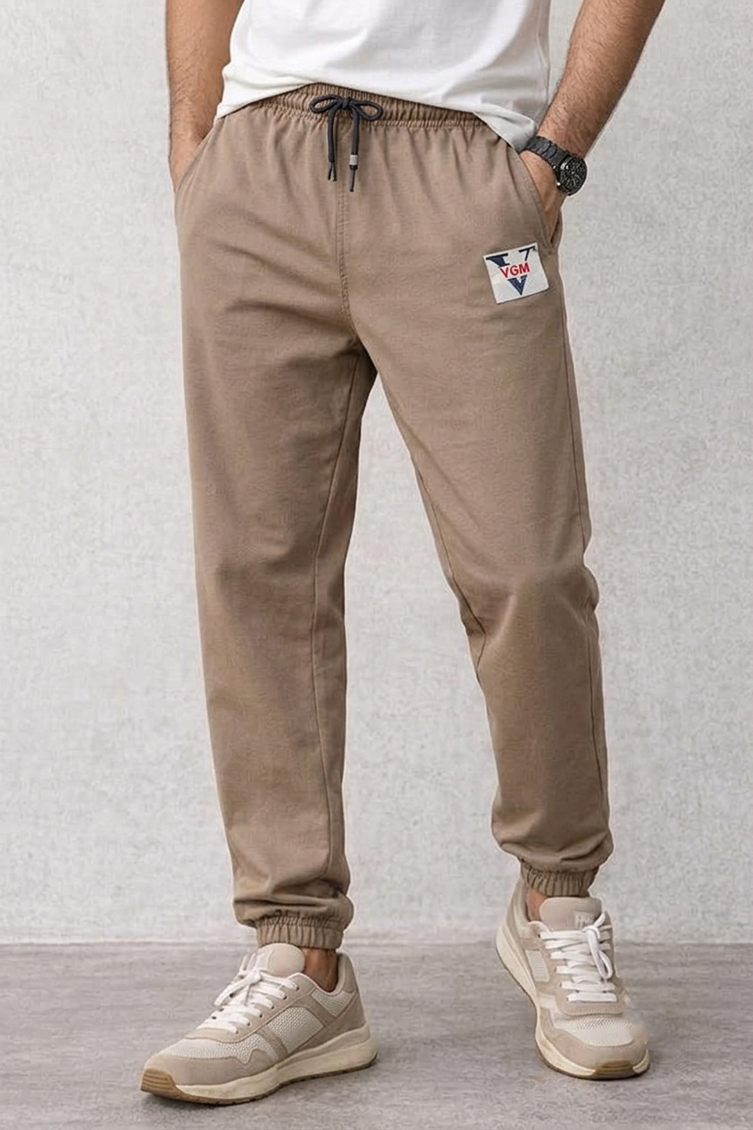 KNIT GEMS Cotton Hosiery Lower for Men with Zip Pockets | Stretchable Trackpant for Workout and Casual Wear | Trouser for Men & Boys Lower Stylish