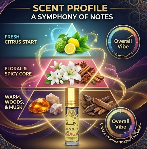 Raghba Long Lasting Pocket Concentrated Perfume Ittar  6ml Scent (Pack of 2)