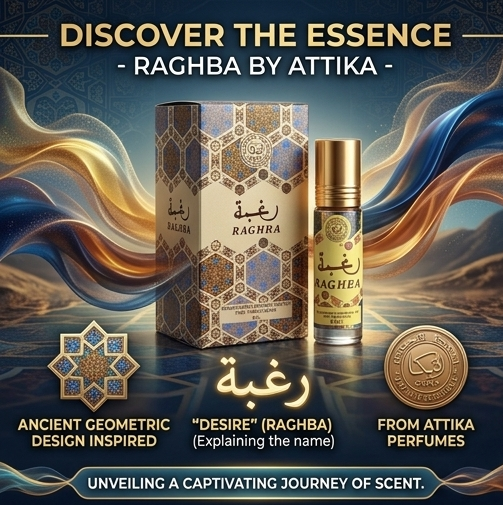 Raghba Long Lasting Pocket Concentrated Perfume Ittar  6ml Scent (Pack of 2)