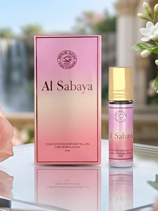 Al Sabaya Long Lasting Pocket Perfume Concentrated Ittar 6ml Scent (Pack of 2)