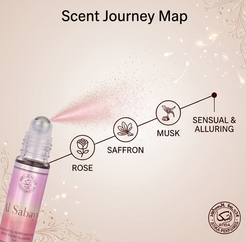 Al Sabaya Long Lasting Pocket Perfume Concentrated Ittar 6ml Scent (Pack of 2)